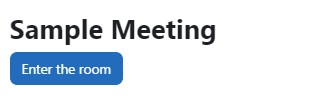 blue Enter the room button