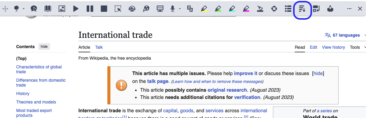 simplify website icon outlined in blue