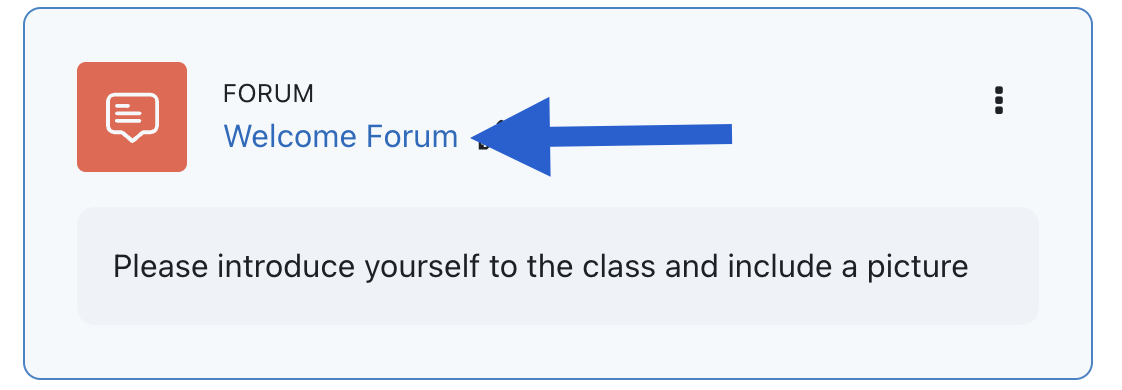 Image of forum title