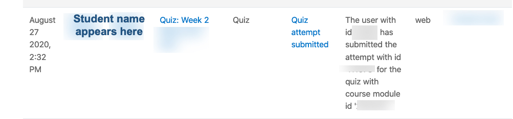 Example log image