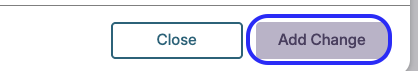 Add change button outlined in blue